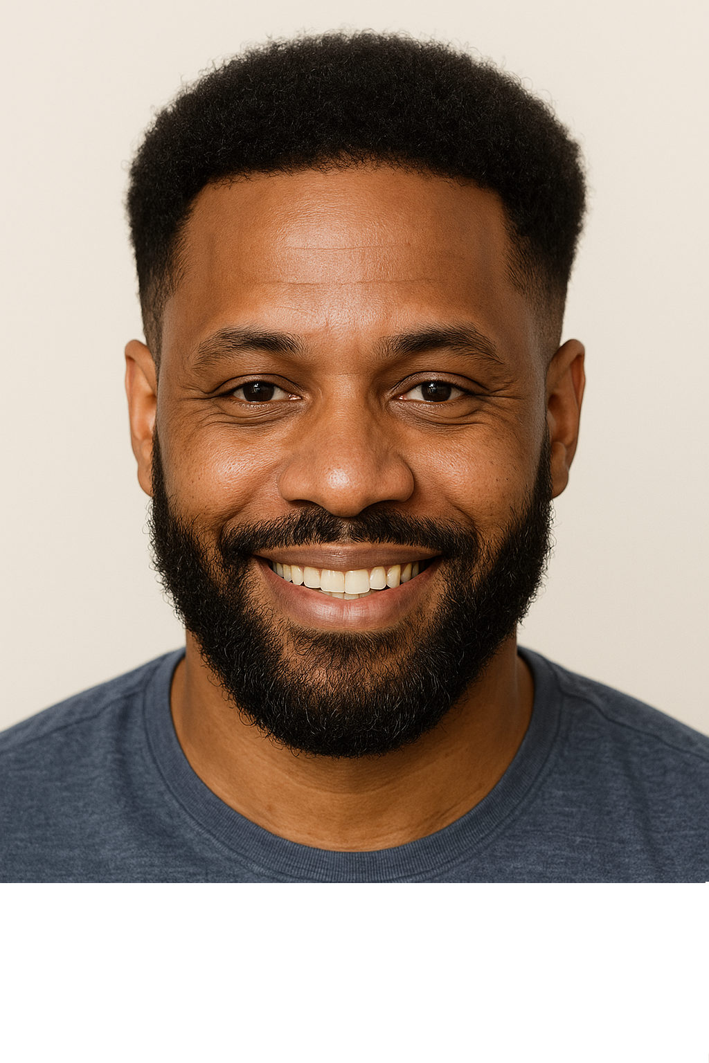 Afro hair transplant client