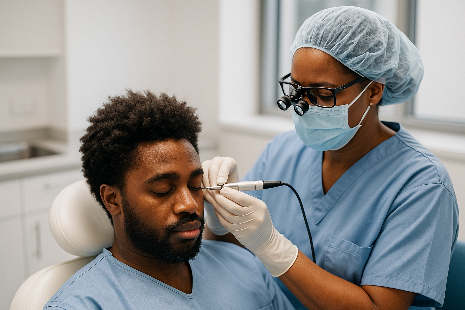 DHI Hair Transplant Procedure