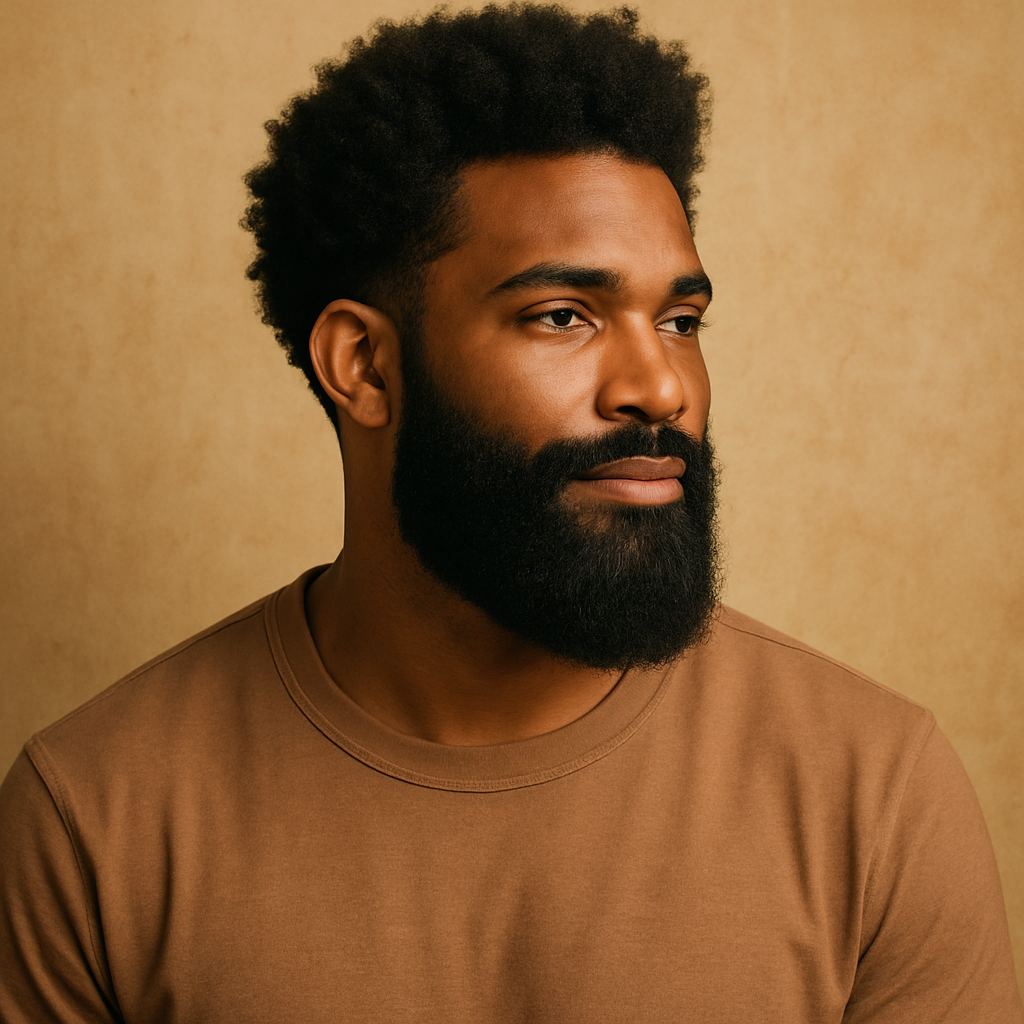 Afro Beard Transplant Example
