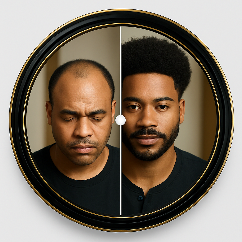 Before and After Hair Transplant