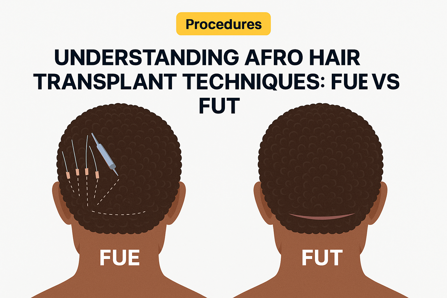 Understanding Afro Hair Transplant Techniques: FUE vs FUT